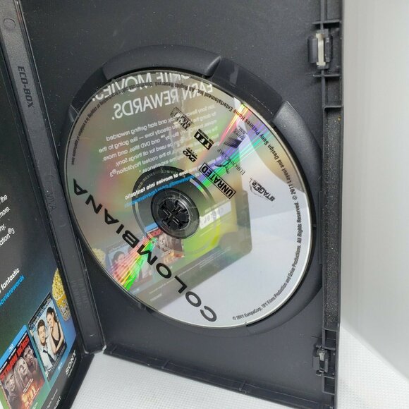 Colombiana DVD 2011 Widescreen Unrated Version Zoe Saldana No Scratches - Picture 10 of 10